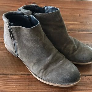Suede booties